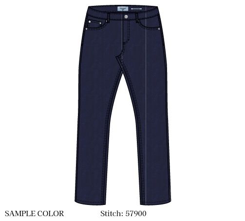Jeans stomp 120 Raw Blue