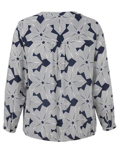 Blouse blauw wit 2552672