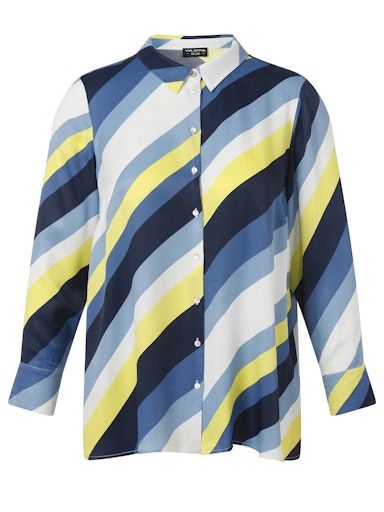 Blouse blauw geel 2512678