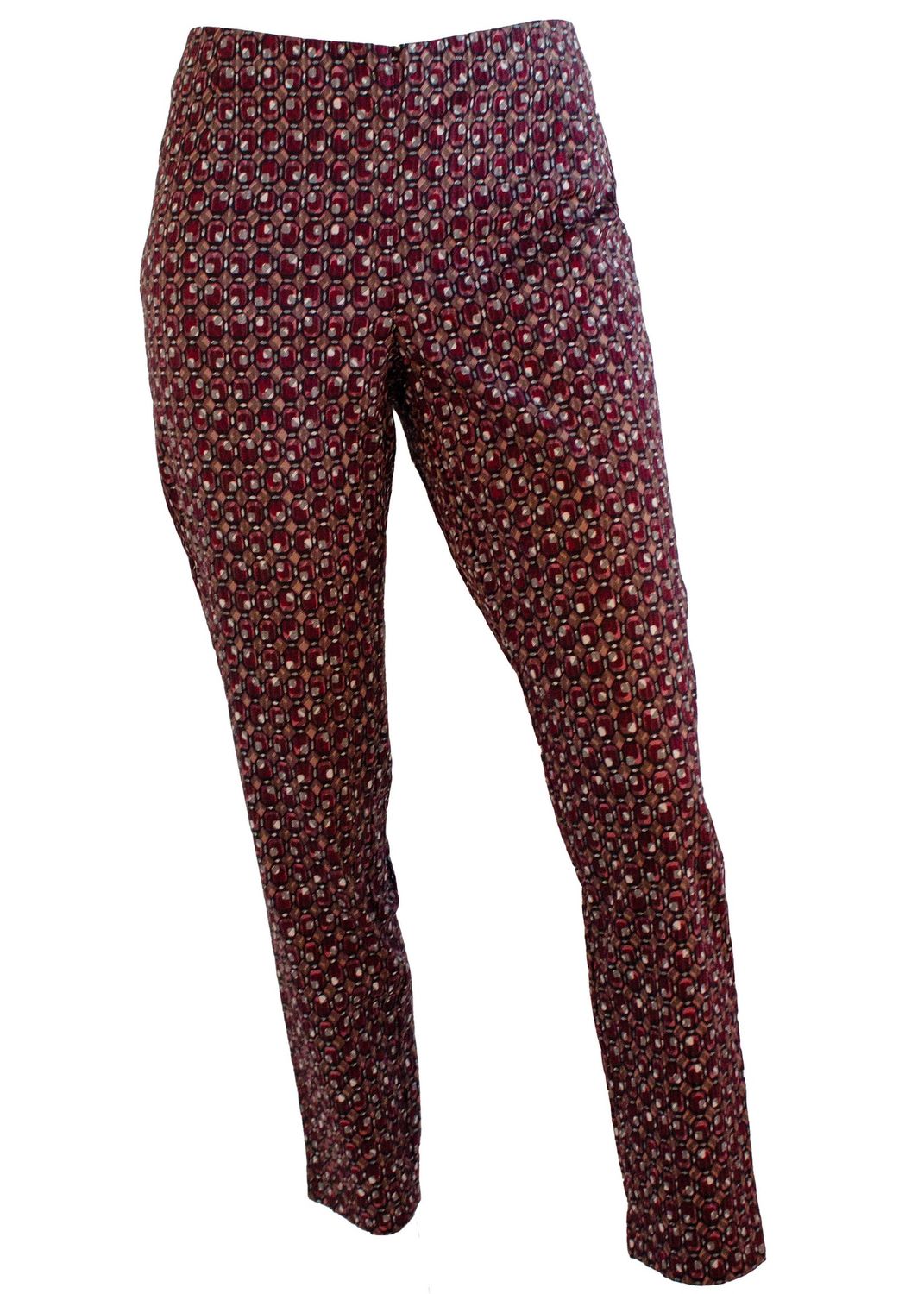 Jacky 4035 - bordeaux print