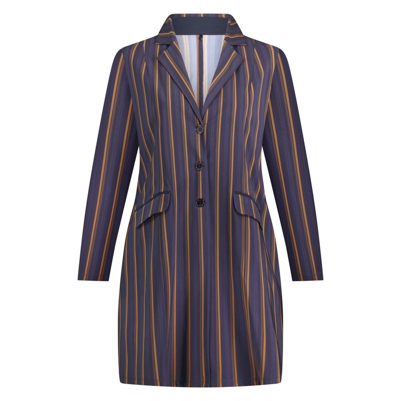 Jacket Long Suit Stripe