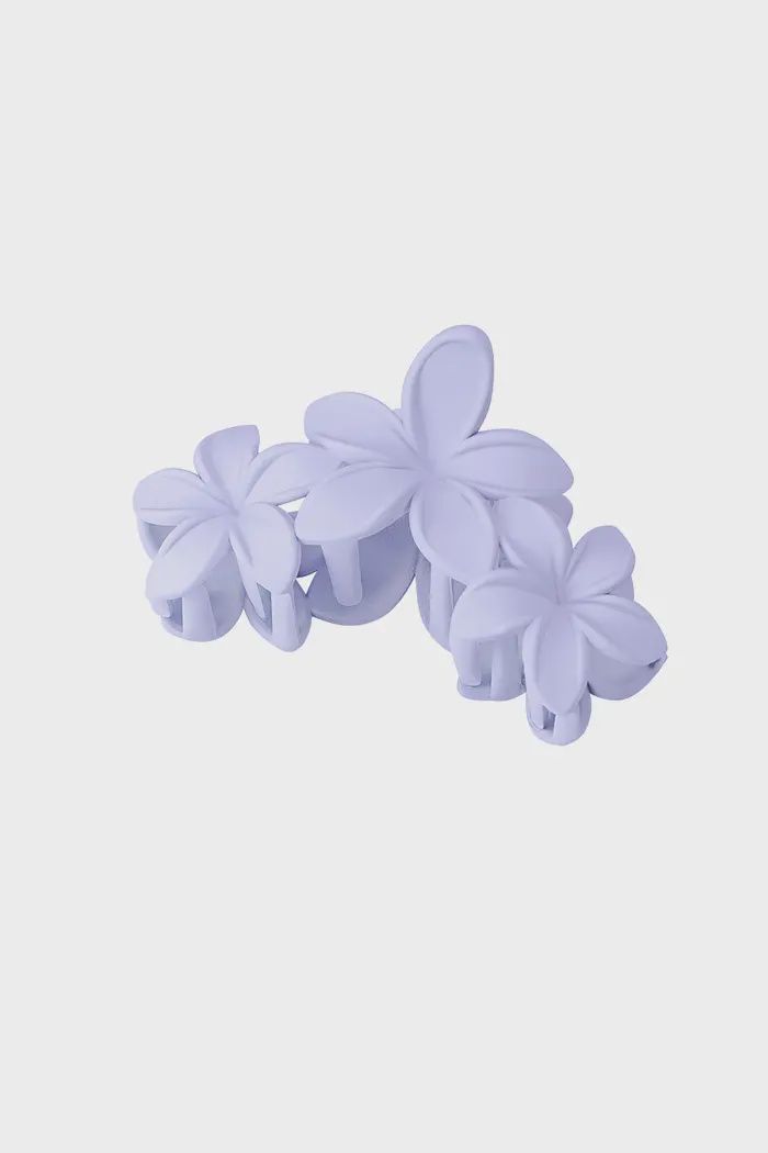 Haarknip bloem lila