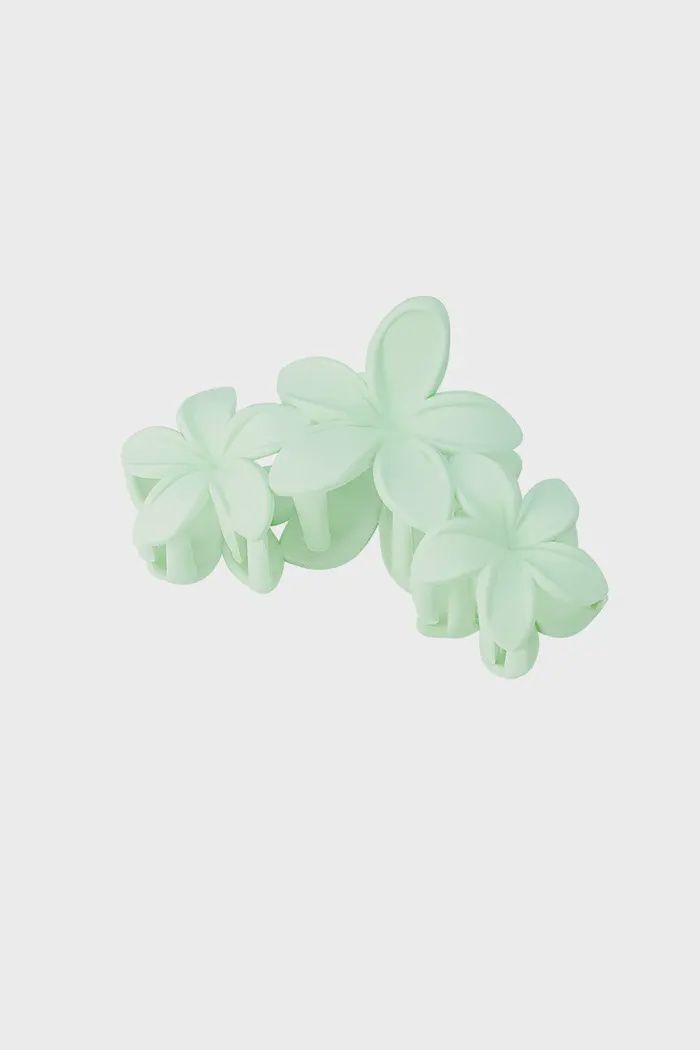 Haarknip bloem mint