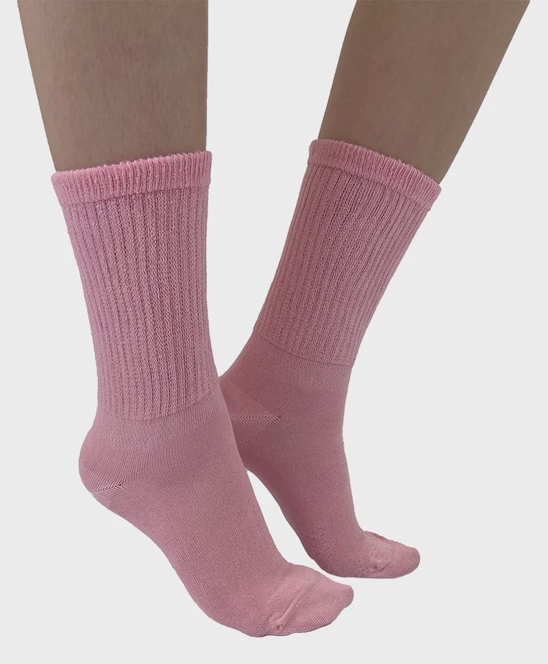 Bamboo sokken baby roze