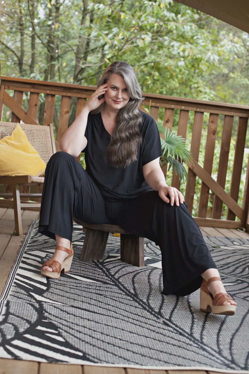 Pants Wide – Light Black