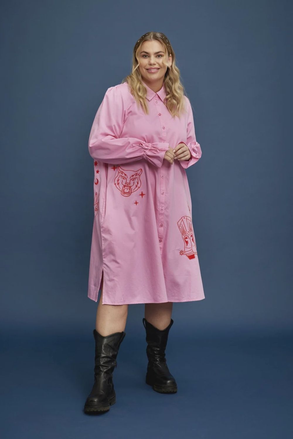 Dress blouse pink