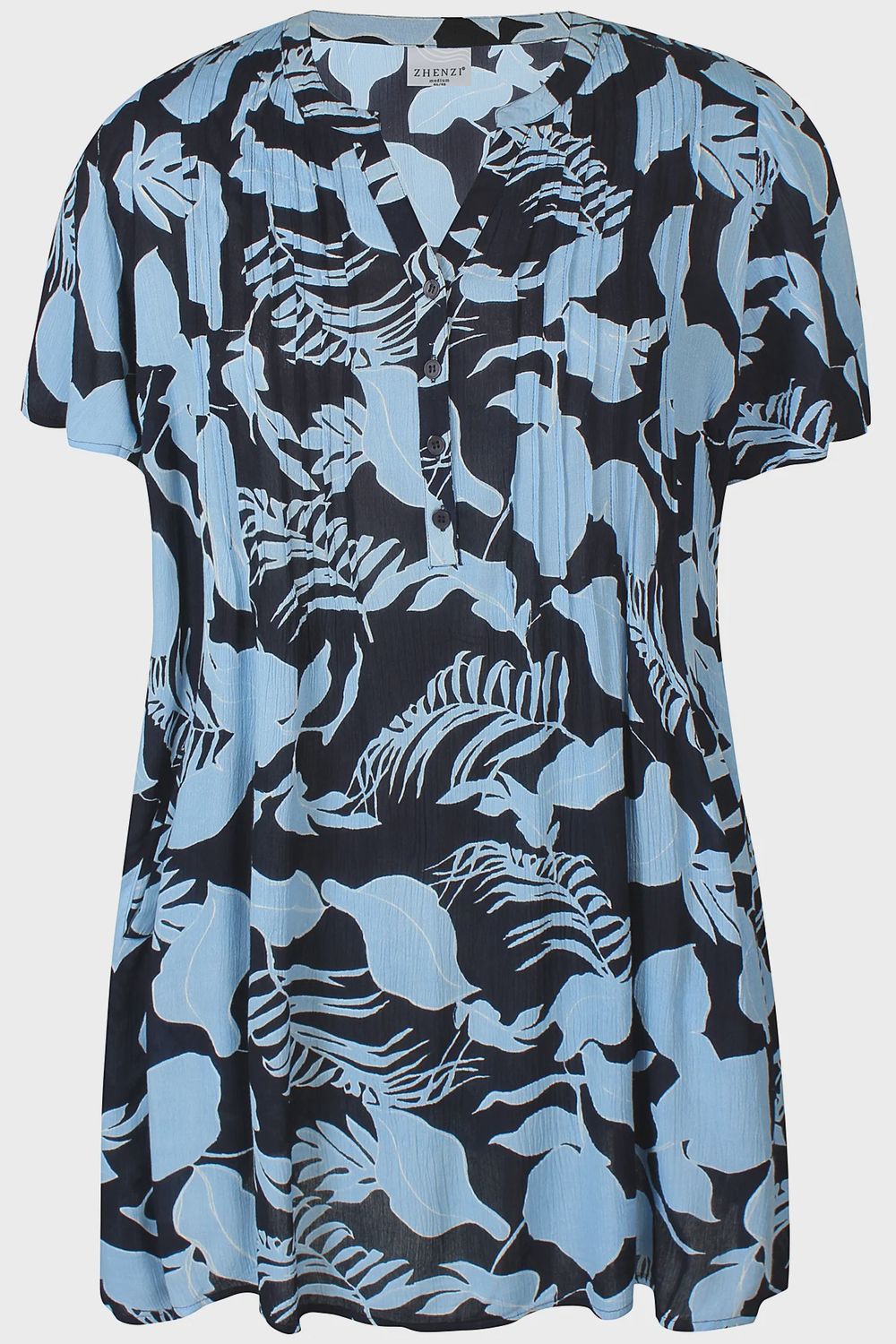 Gwen 761-Tunic S/S Blue Bell
