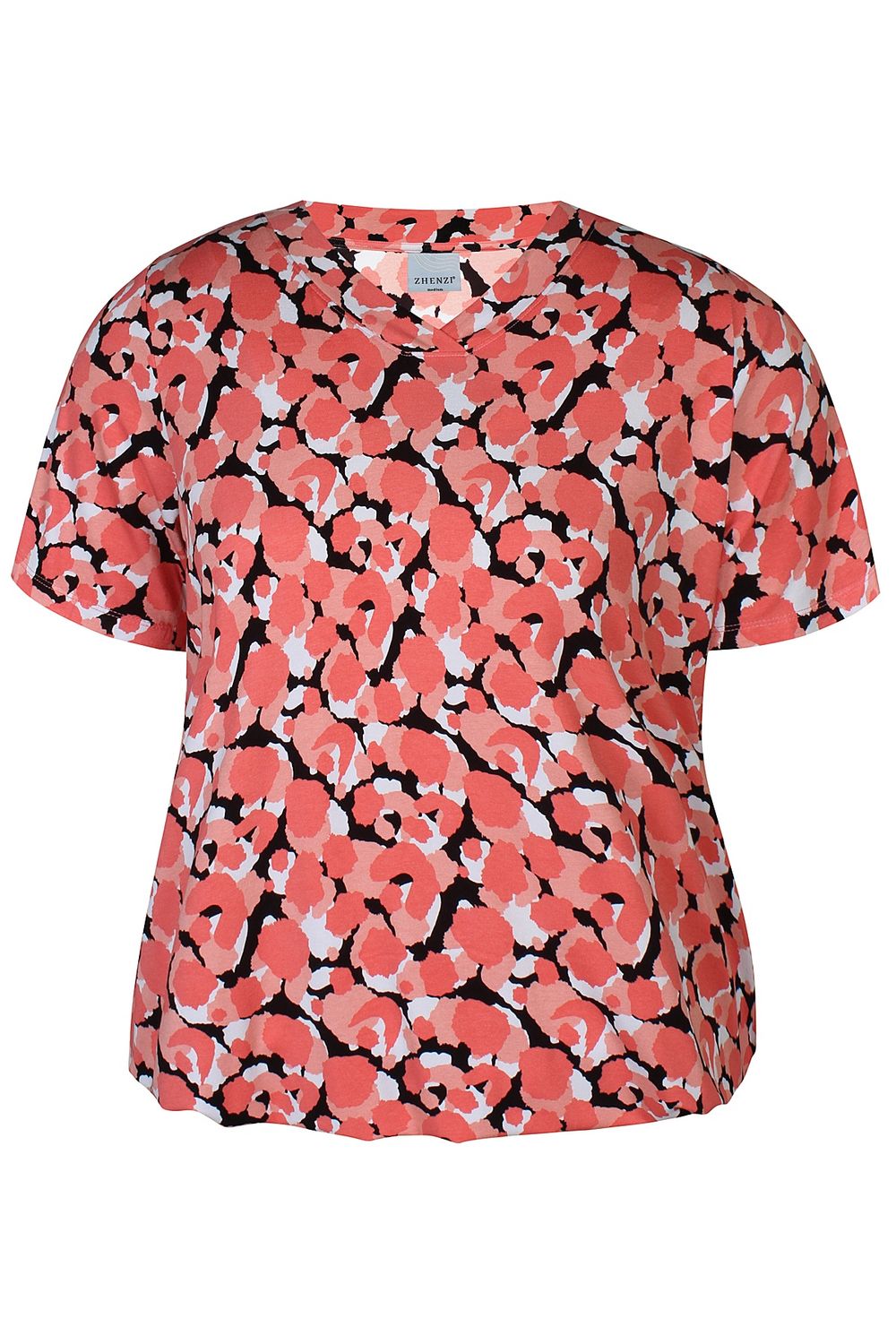 Sylva 811-Blouse Coral poppy