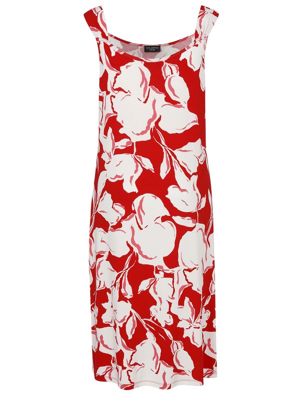 Jurk mouwloos rood/wit 2513721