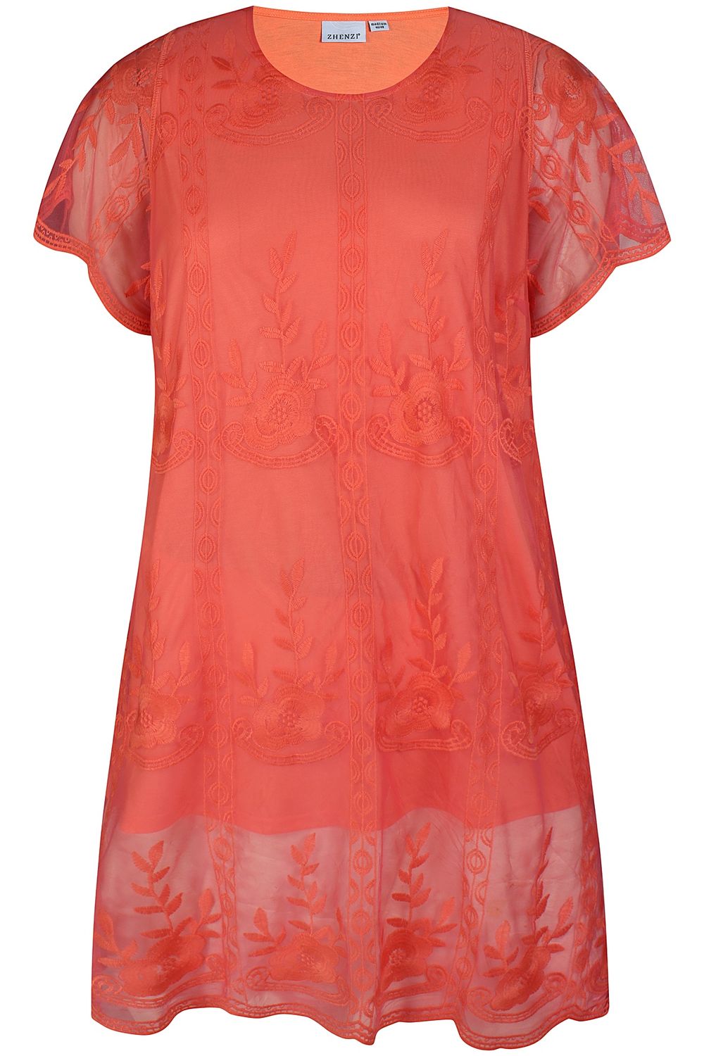 Myrt 865-Dress Coral poppy