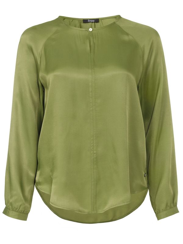 Blouse groen uni