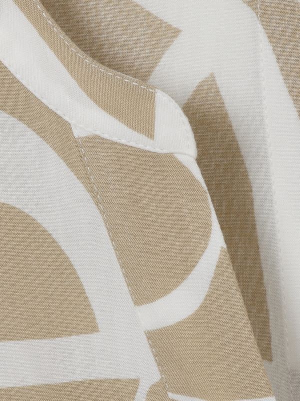 Jurk V-hals poeder/offwhite 2552995