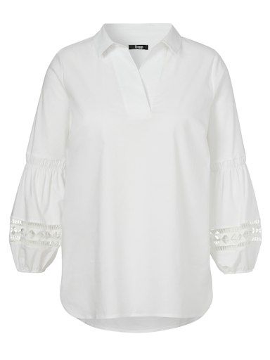 Blouse wit kant 2452 674