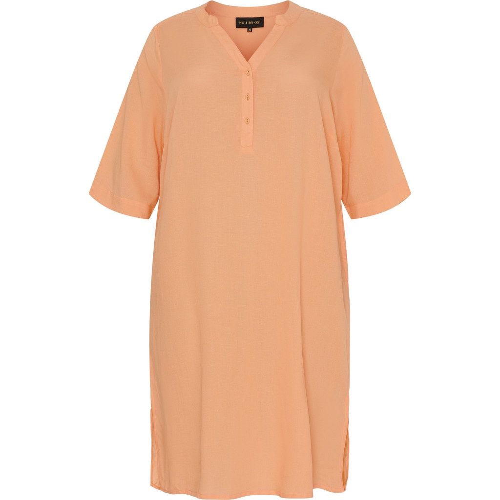 Loose tunic dress w pockets Coral Reef