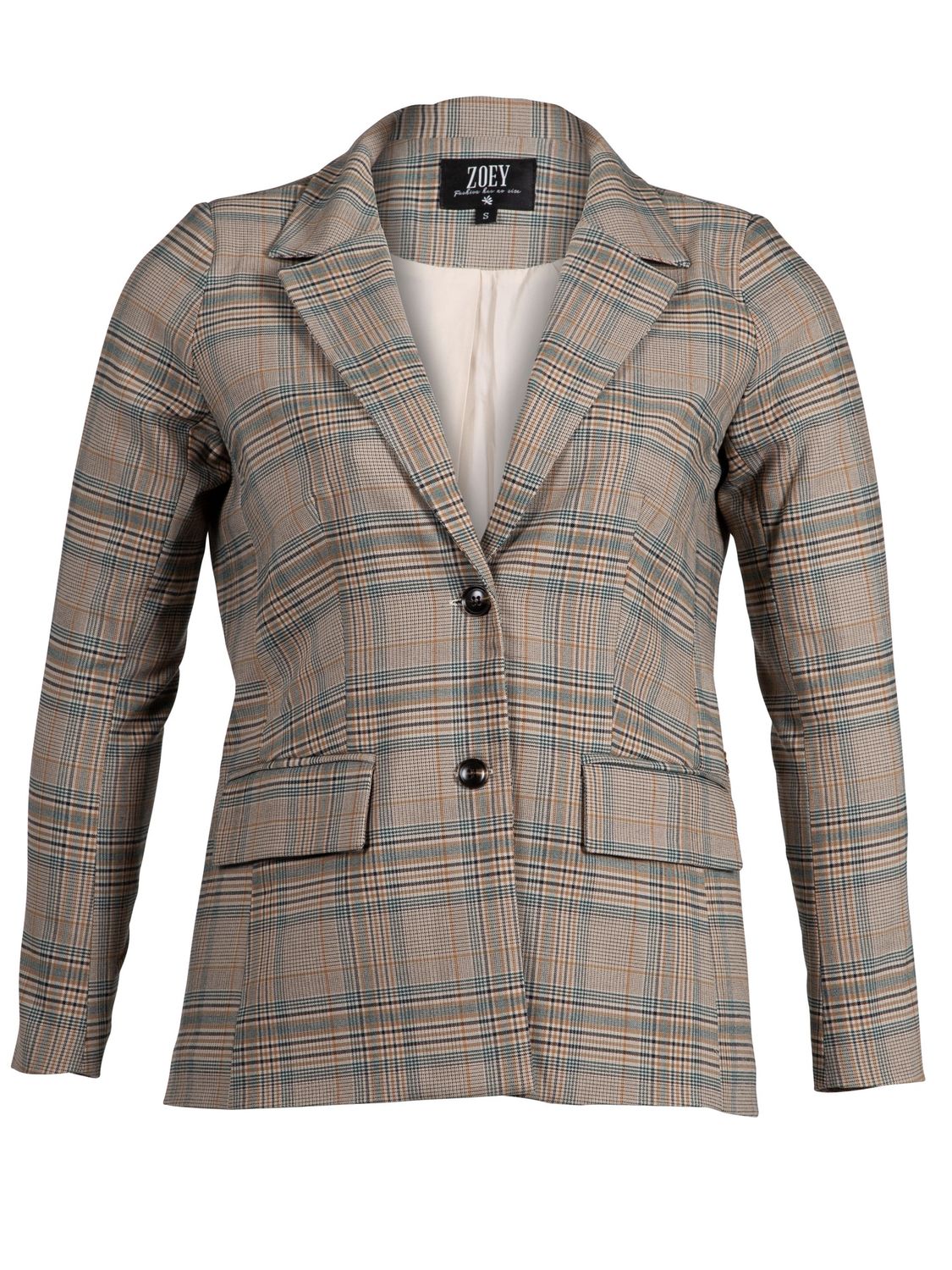 Blazer groene ruit