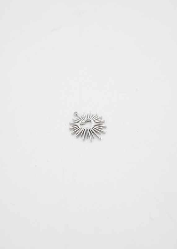 Bedel schijnend hart - Zilver