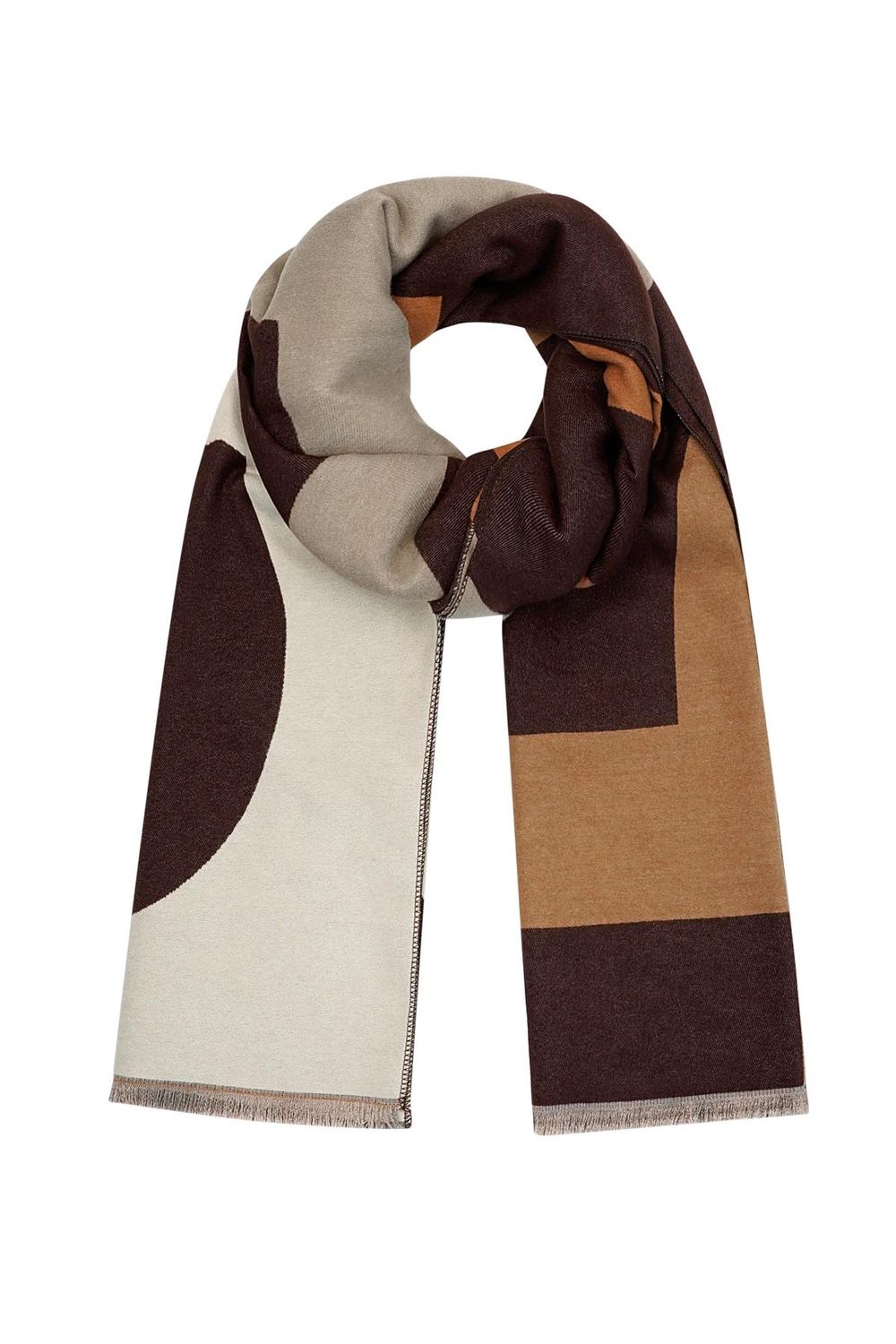 Sjaal Paris - Bruin