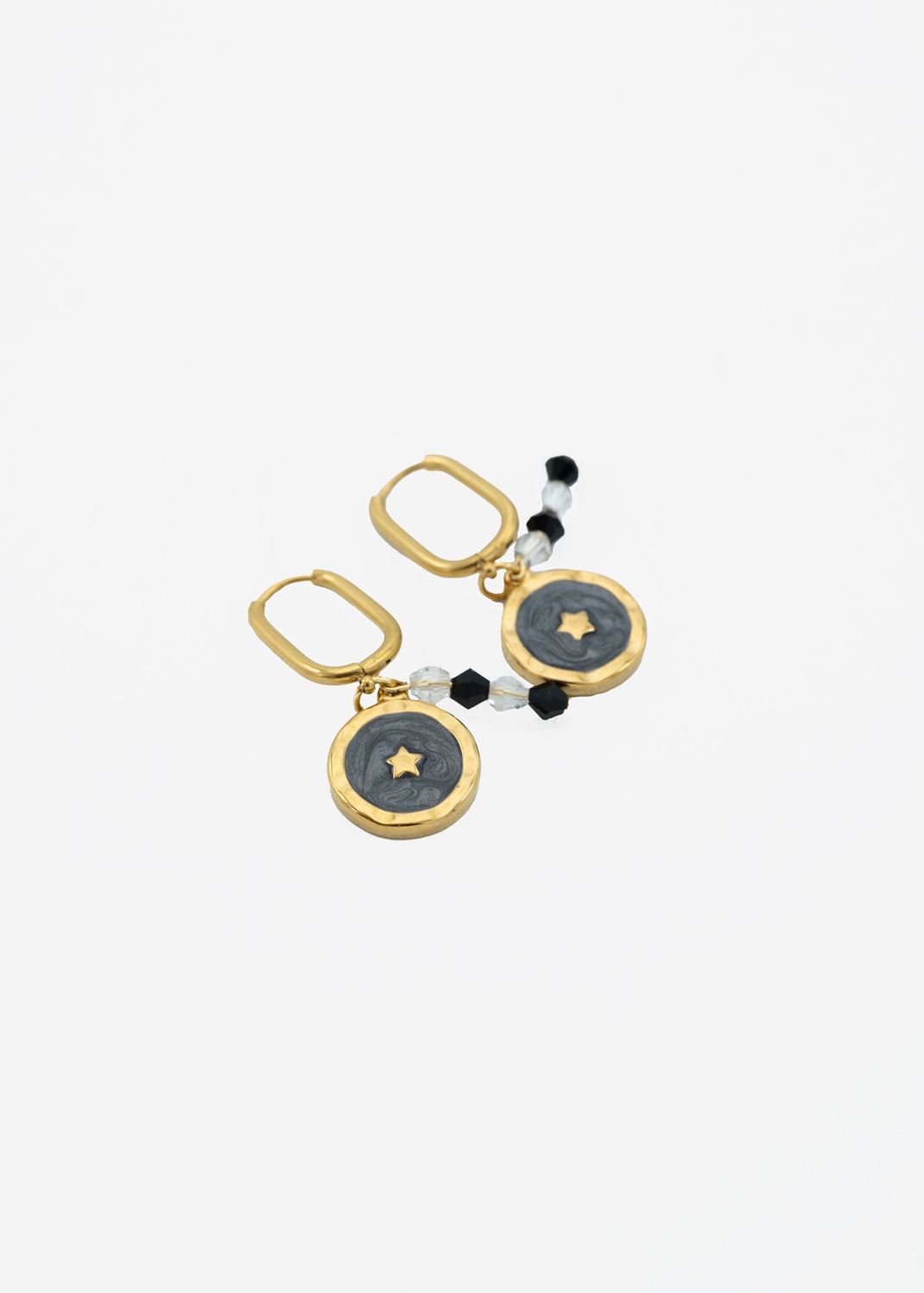 Oorbellen black star