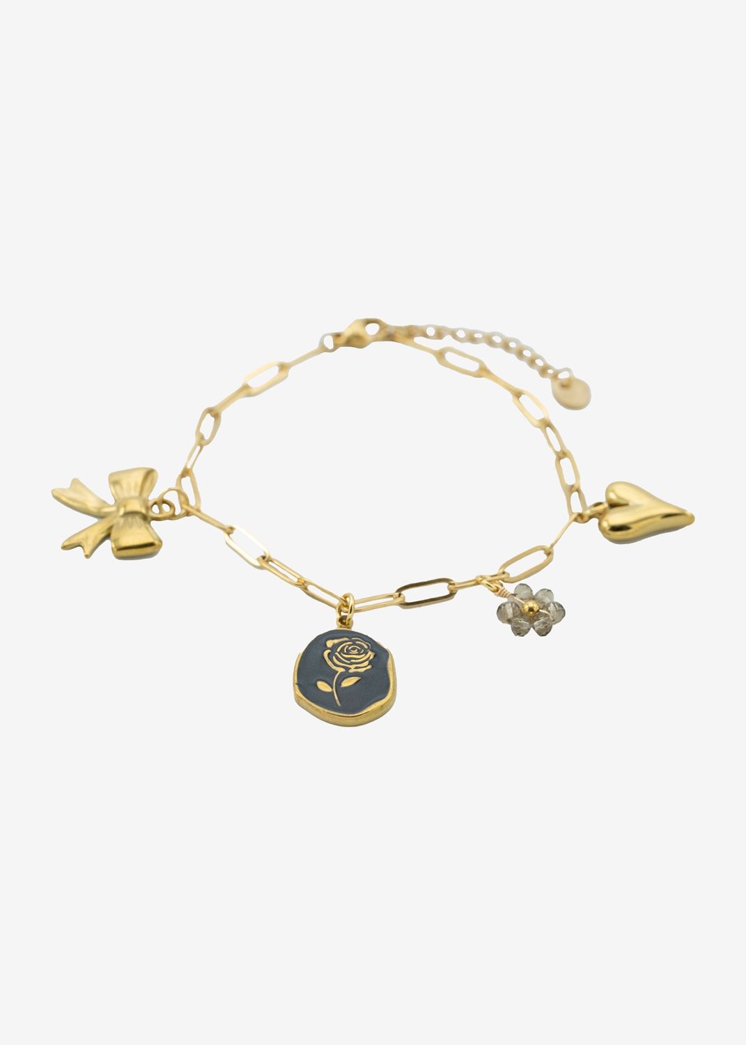 Bedelarmband touch of black