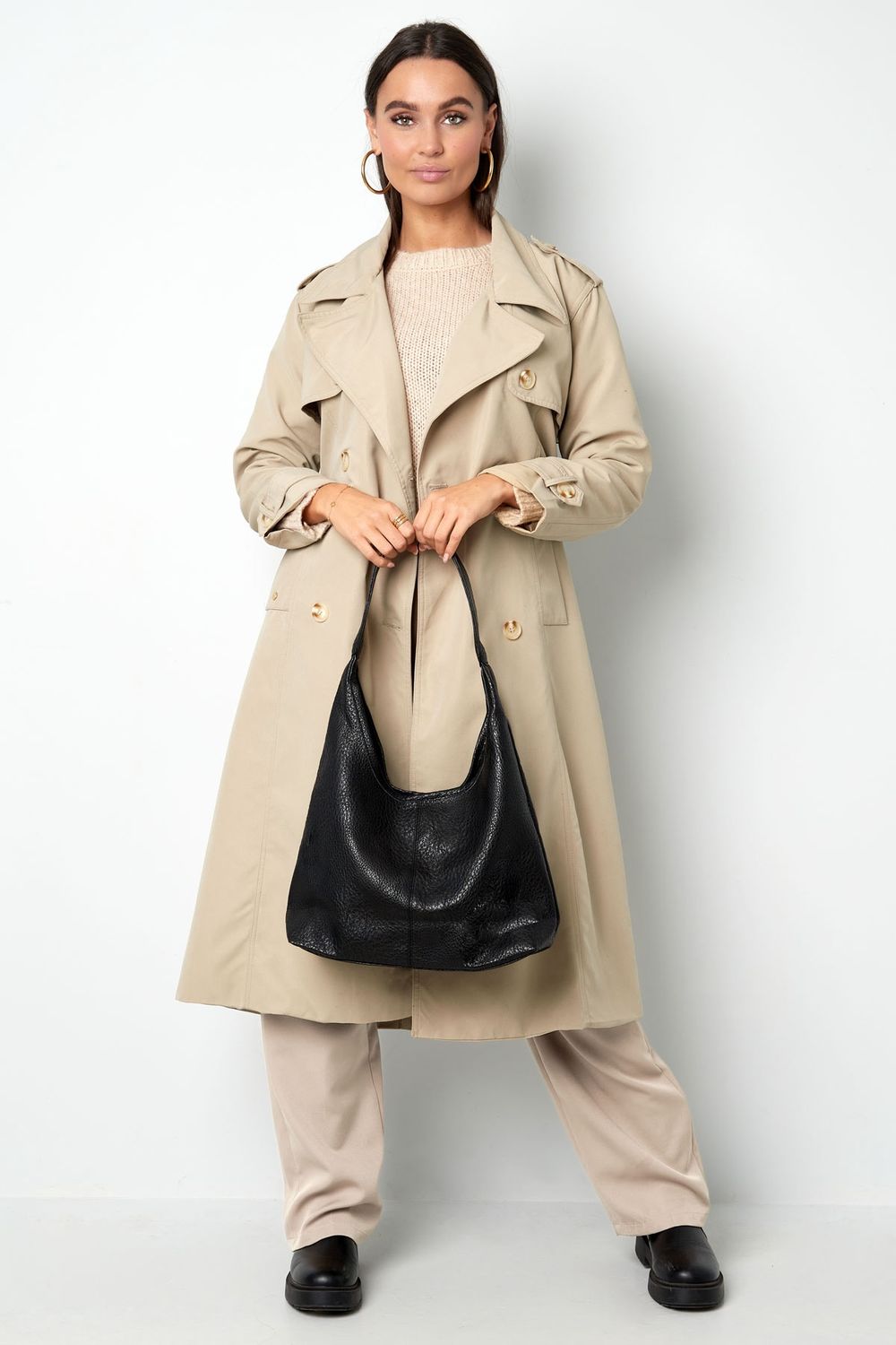 Shopper bag - black colored