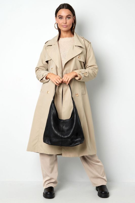 Shopper bag - black colored