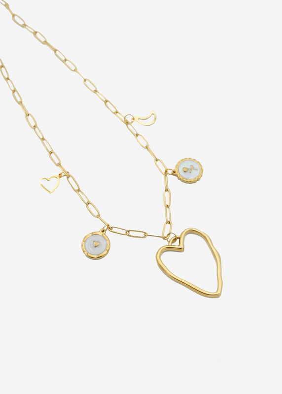 Bedelketting big heart