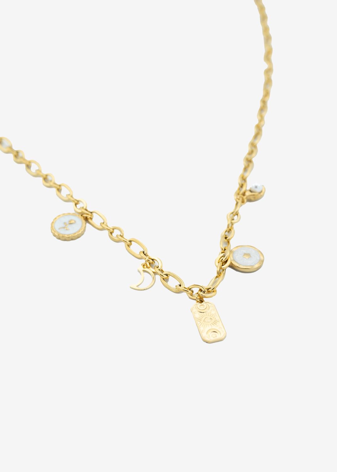 Bedelketting touch of white