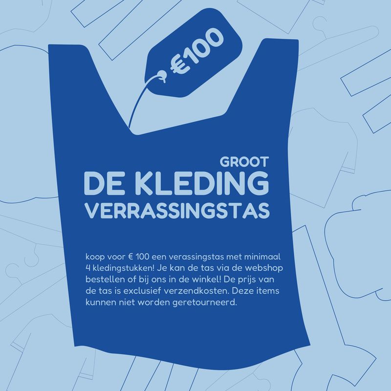 de kleding verrassingstas - groot