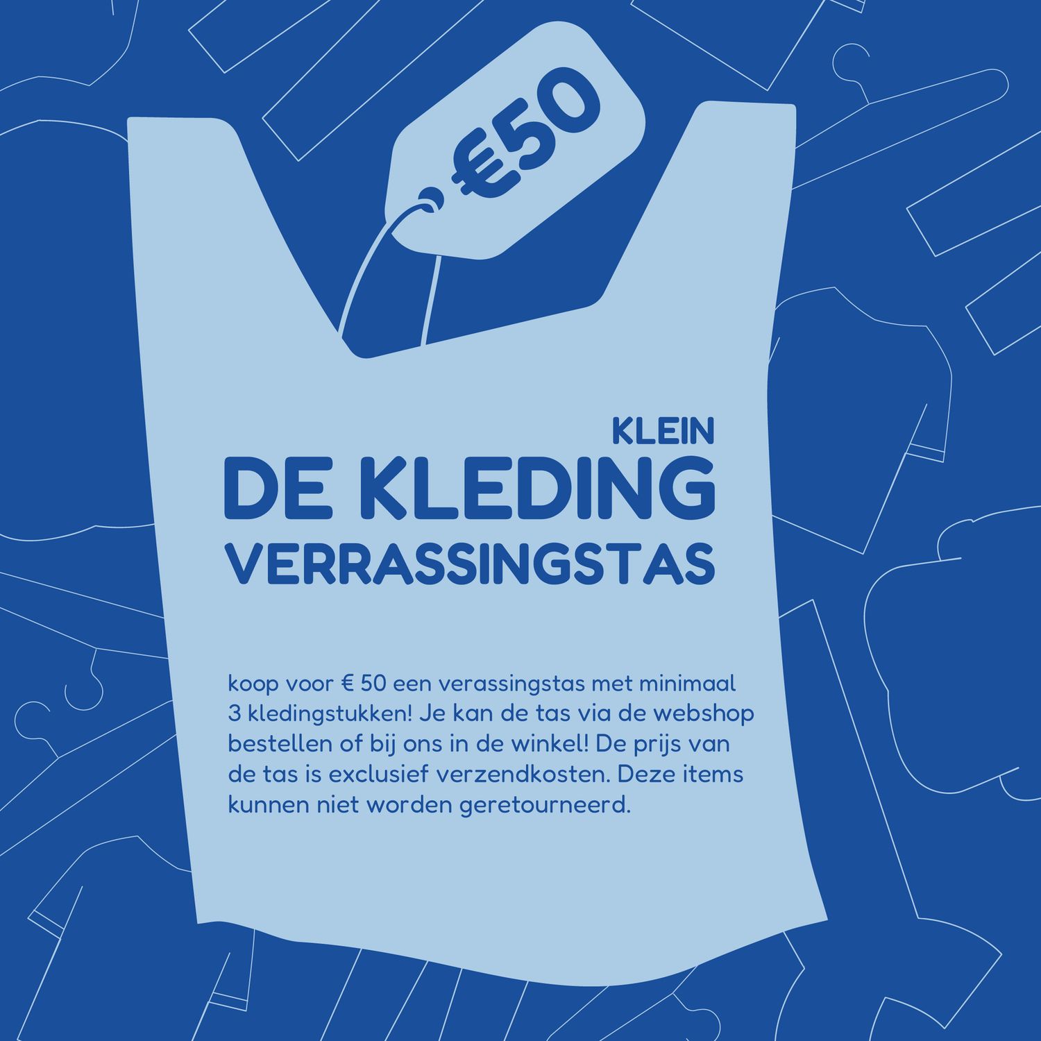 De kleding verrassingstas - klein