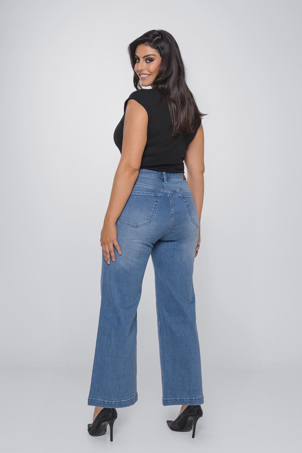 Dixi Havana Blue Wide leg L32