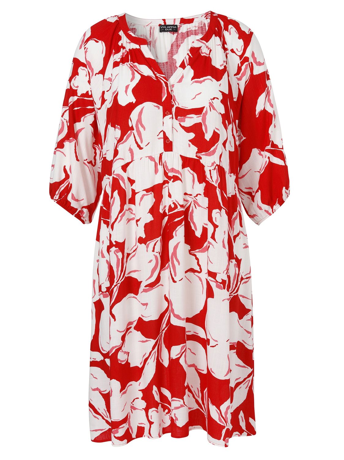 Jurk rood/wit 2513902