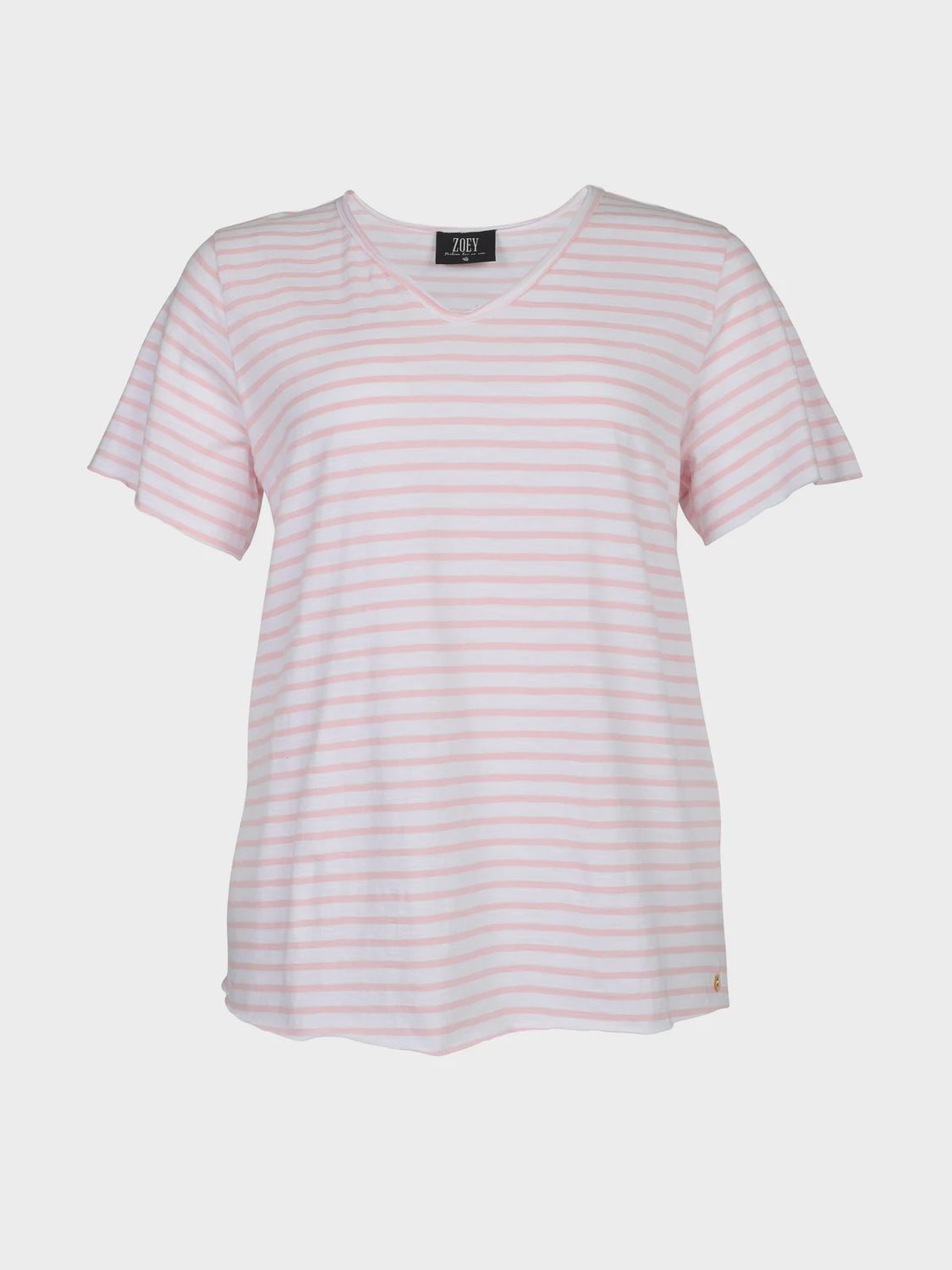 NORAH T-SHIRT roze wit