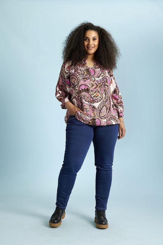 Jeans SALSA blauw knoop