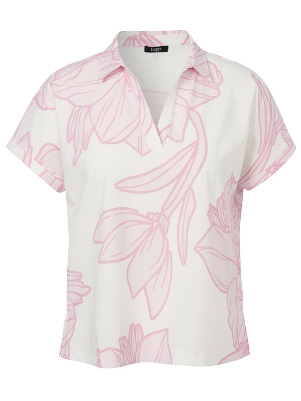 Polo shirt wit zacht roze 2552718