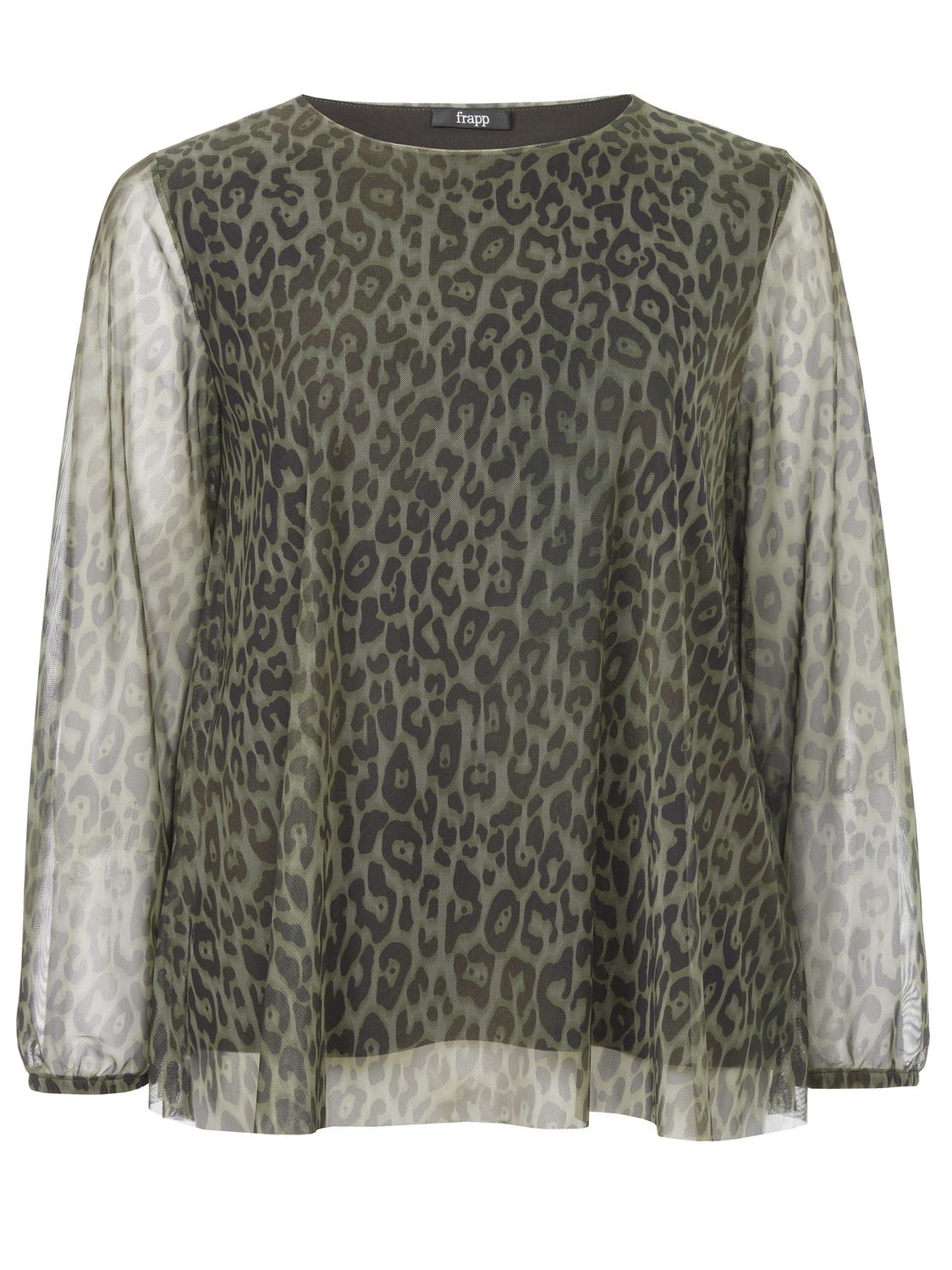 Shirt groen panter dubbel