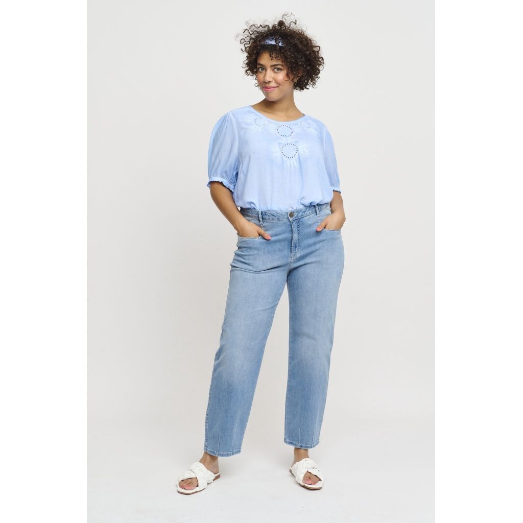 Jeans baggy licht blauw