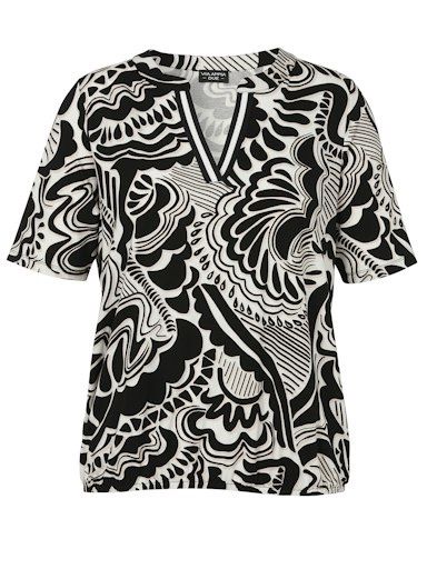 Shirt zwart wit KM