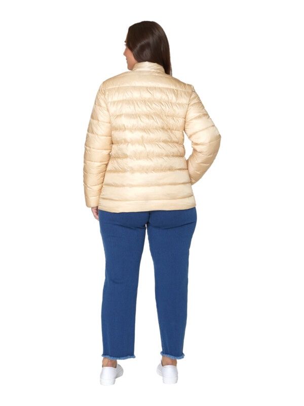 Jacket padded bleached sand