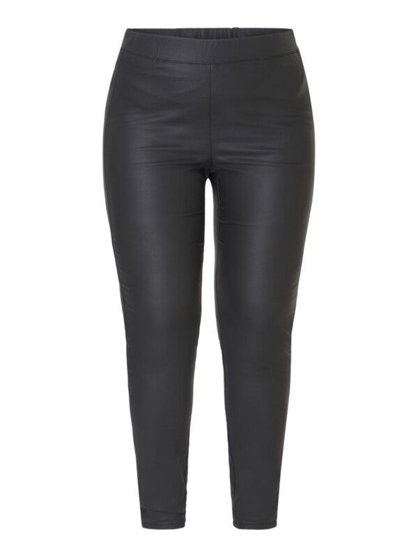 Legging zwart leatherlook