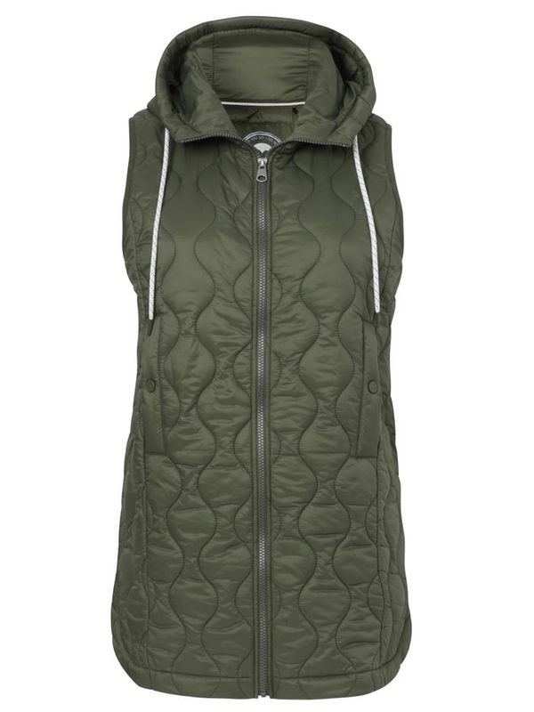 Khaki groene bodywarmer