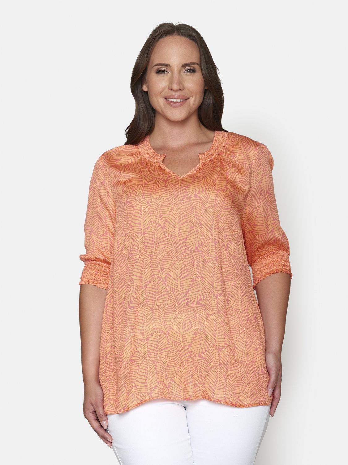 Blouse KM Cadium Orange