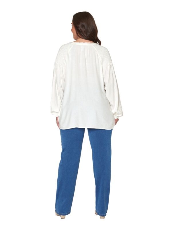 Blouse uni paars