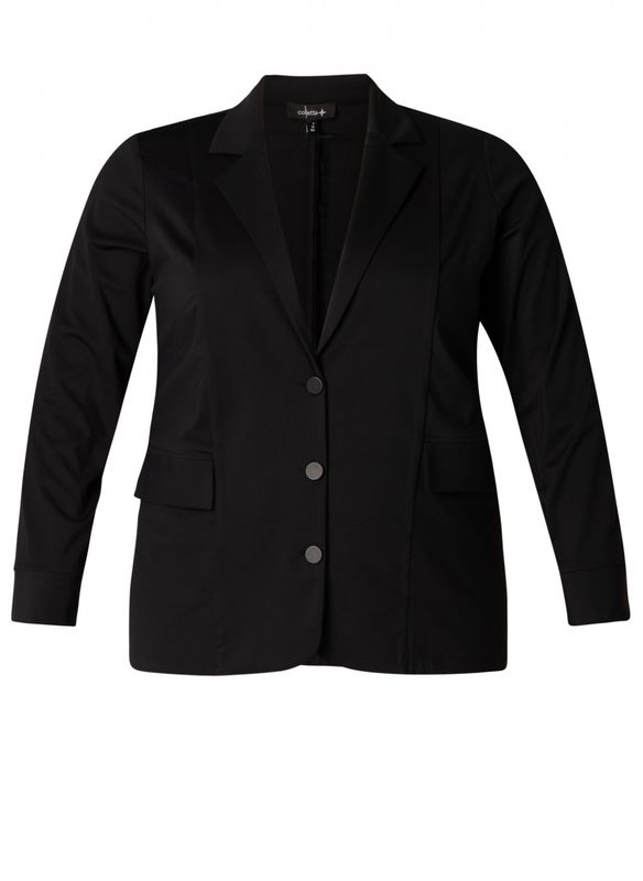 Zwart colbert 9000394