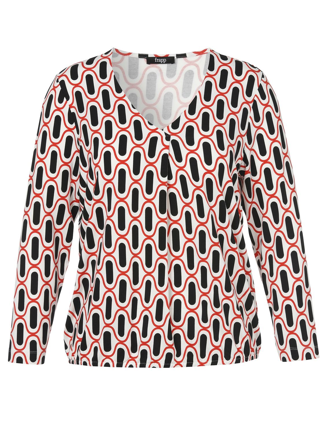 Shirt oranje wit