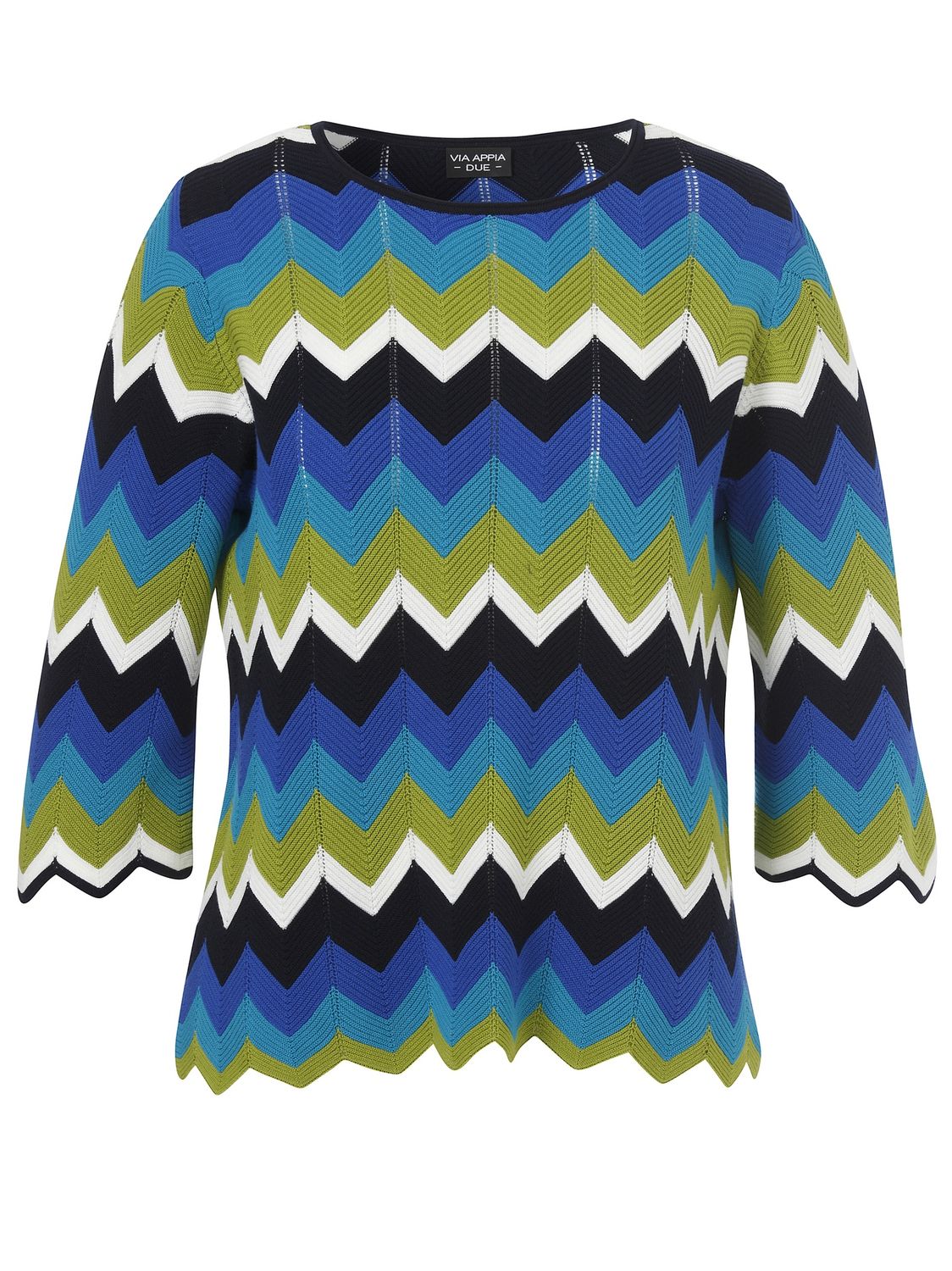 trui zigzag print 803