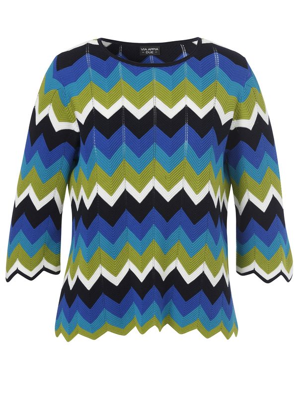 trui zigzag print 803