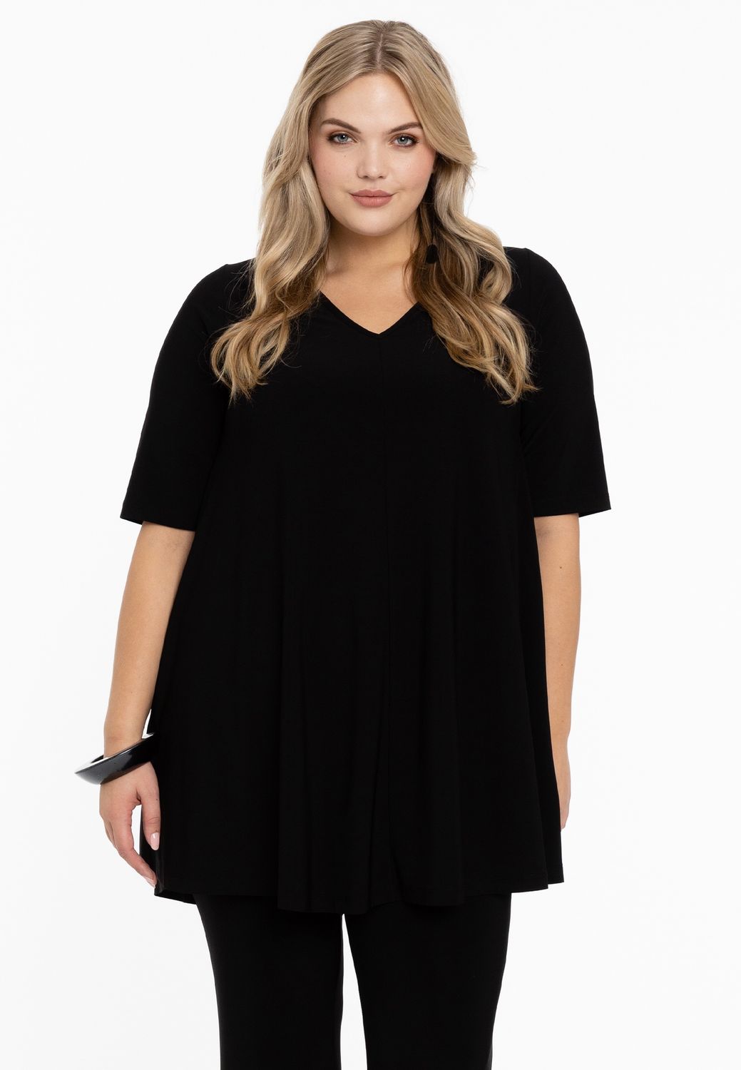 Tuniek swing KM DOLCE zwart
