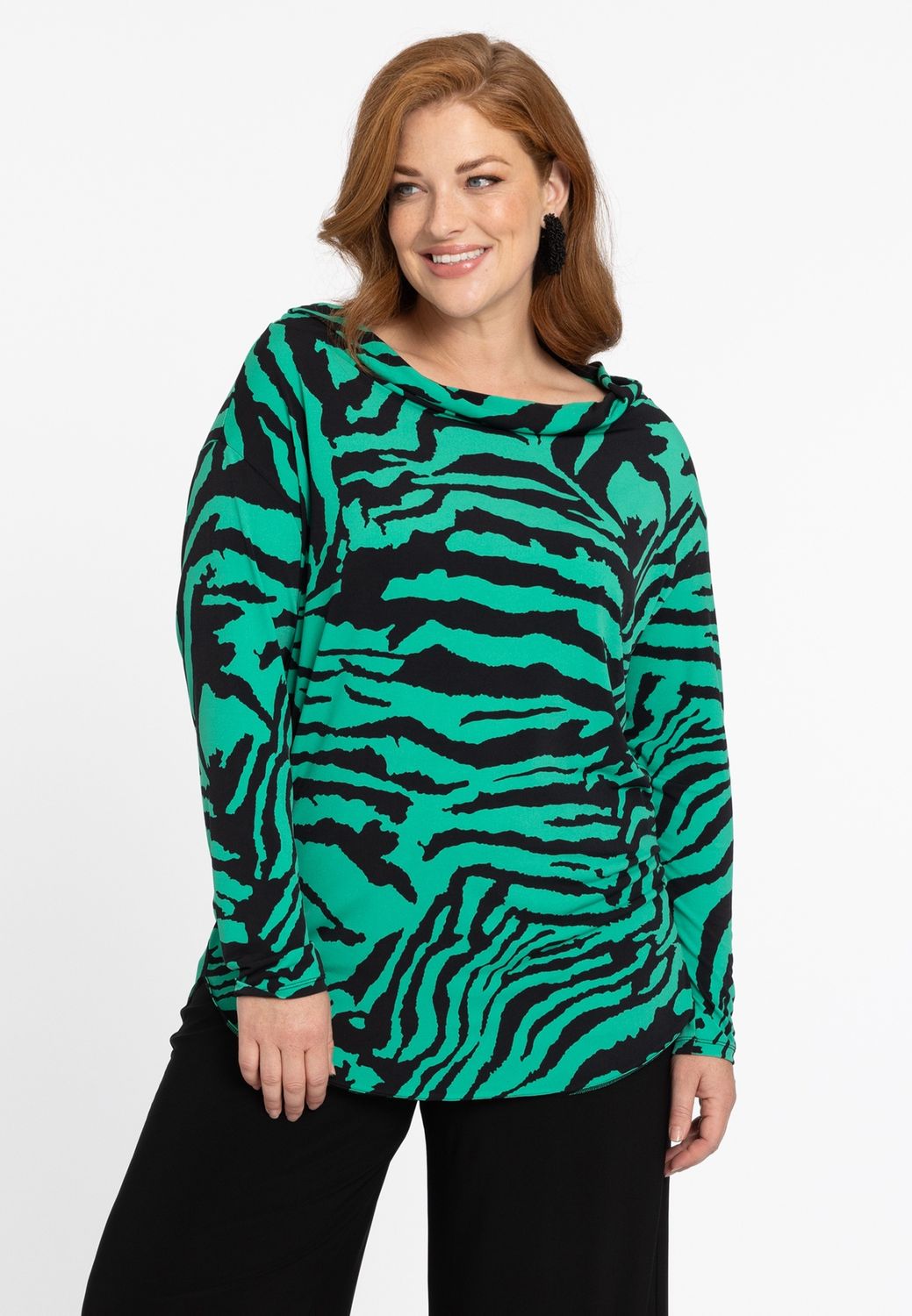 Tunic wide collar VERDI