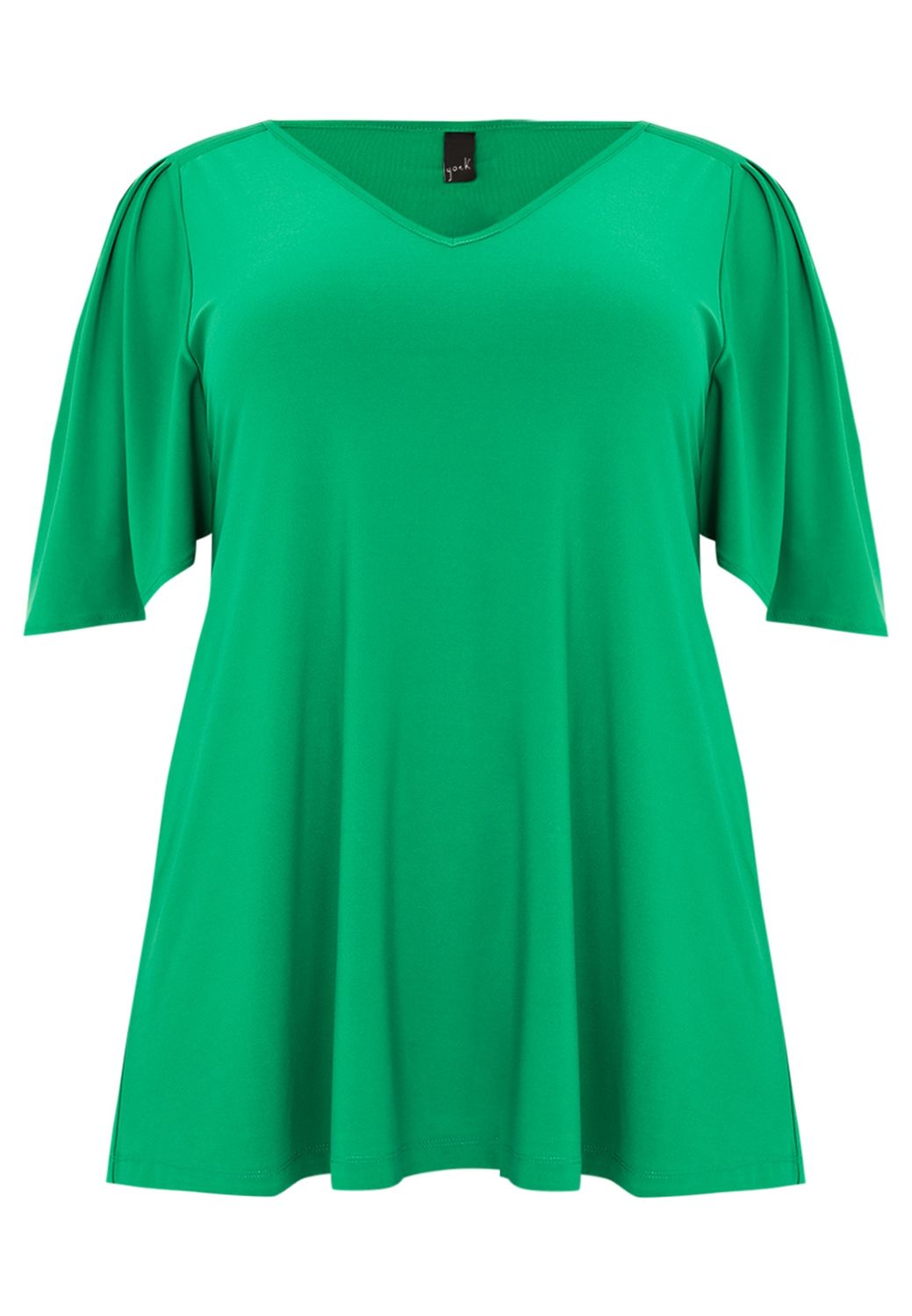 Tuniek flare pleated sleeve DOLCE green
