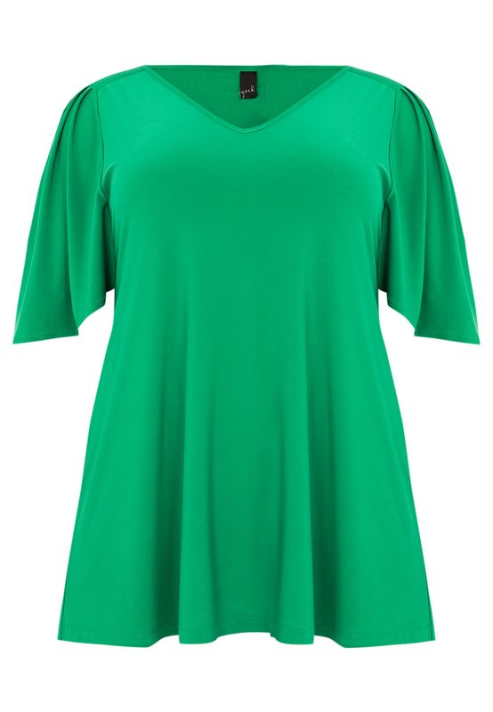 Tuniek flare pleated sleeve DOLCE green